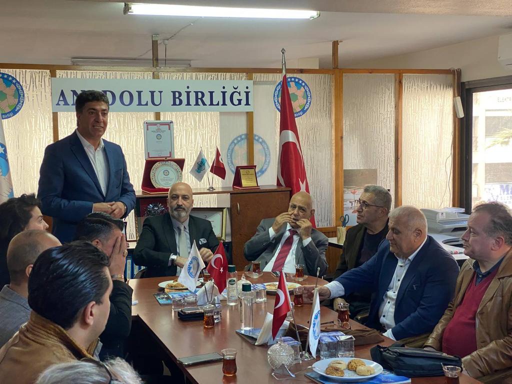 Güldoğan’dan Anadolu Birliği’ne Deprem Ziyareti