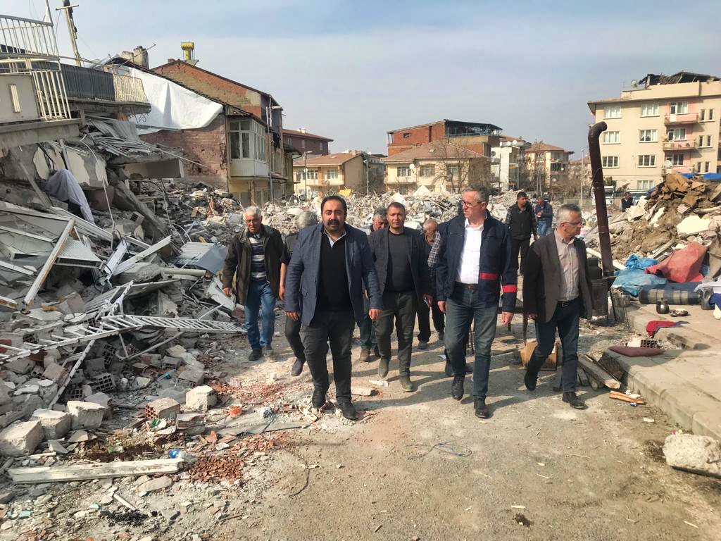 Başkan Arda'dan Malatya'ya Depremzede Ziyareti
