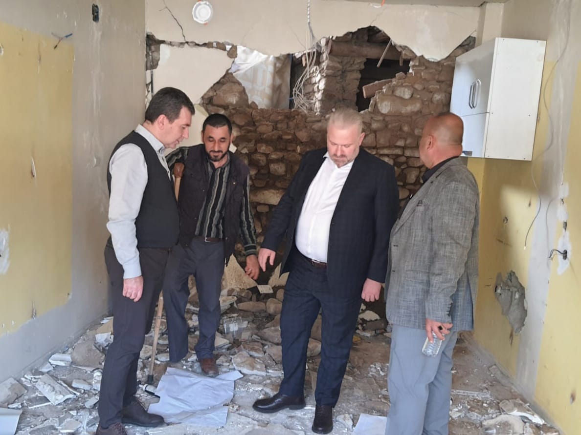 Başkan Koştu Deprem Bölgesinin Yaralarını Saracak 